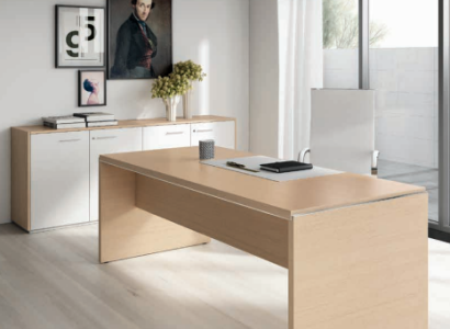 Computer desk beech Office furniture Work table Desk Furnishings Furniture Frezza